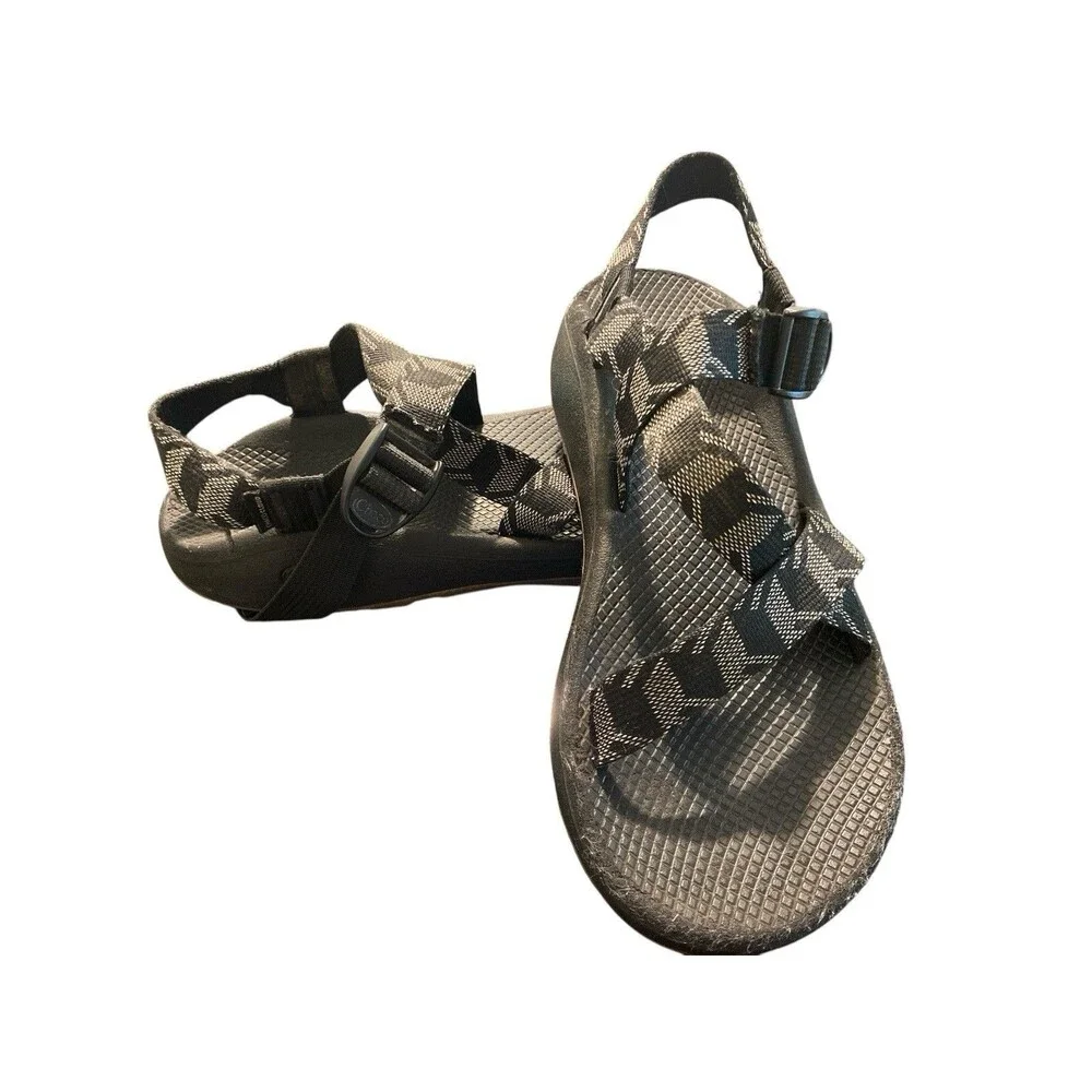 Chaco Z Cloud Adjustable Strap Sandal Gray/Black Men’s Size‎ 12 Hiking Walking